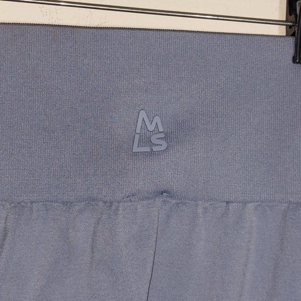 NWT MAGNLENS Women's Active Gym Yoga Textured Seamless Leggings Sea Ice Size XS - Picture 4 of 12